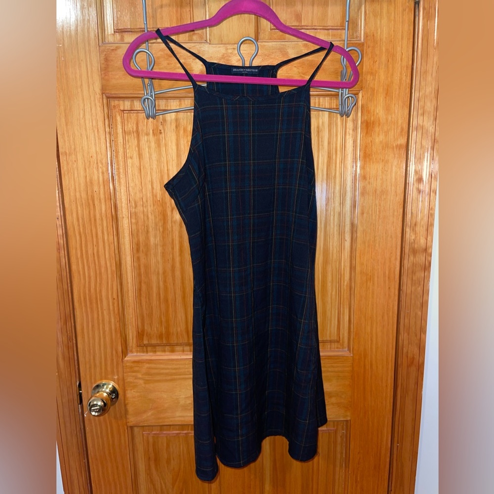 Black plaid Brandy Melville dress